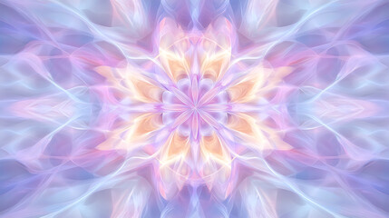 Poster - Vibrant abstract patterns digital art visual design colorful palette symmetrical view contemporary aesthetics