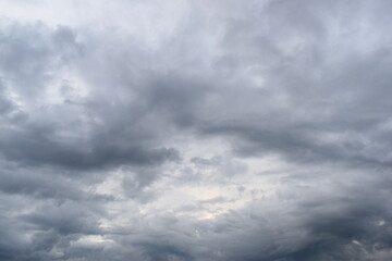 Wall Mural - blue sky and white cloud background, cloudy in rainny season