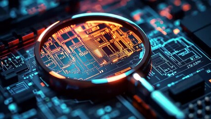 Poster - Detecting fraudulent transactions through financial data analysis with advanced technology, analyze financial data to detect fraudulent transactions Security detection concept