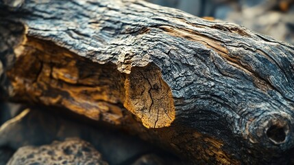 Wall Mural - close-up of weathered wood texture: a rustic nature image
