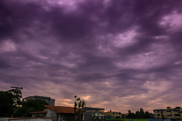 Wall Mural - beautiful sky and clouds