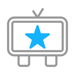 Poster - Television Star Icon for Media and Entertainment
