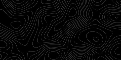 Wall Mural - abstract light pattern vector illustration. topographic map background concept. vibrant neon lights 