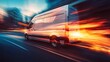 © Maule - A Fast Moving Delivery Van Driving On The Highway