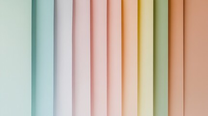 Poster - Layers of soft pastel hues blend together, creating a warm and inviting environment perfect for artistic expression. The gentle colors evoke a sense of calm and creativity