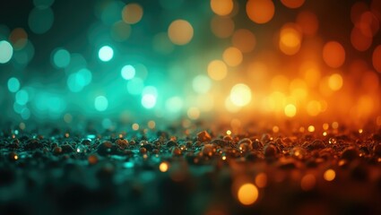 Aufkleber - Abstract backdrop of soft focus bokeh lights