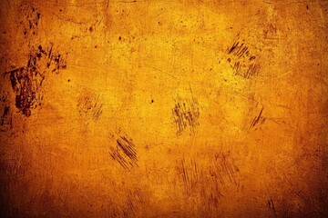 Poster - Aged Golden Yellow Background with Unique Texture and Patterns for Creative Design and Artistic Concepts