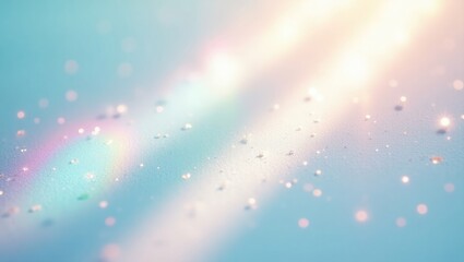 Aufkleber - Background Texture Prism Light Rainbow Overlay Glitter from Sunlight