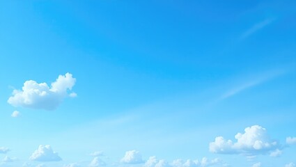 Aufkleber - Vibrant blue sky backdrop featuring clouds.