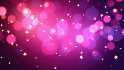 Leinwandbilder - Bokeh star experiencing romance in the nightlife