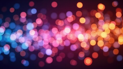 Leinwandbilder - blurred vibrant bokeh backdrop from decorative light