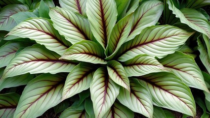 Aufkleber - Brown fibers that enhance the leaves further.