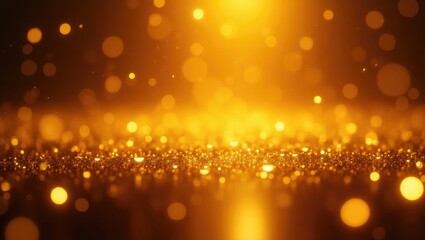 Poster - Dark shiny golden glitter backdrop.