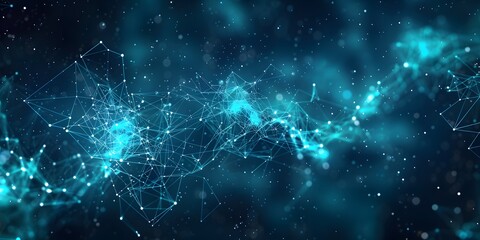 Wall Mural - abstract blue background