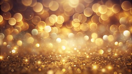 Aufkleber - A shimmering, golden backdrop of sparkling lights and glitter, perfect for celebratory occasions.
