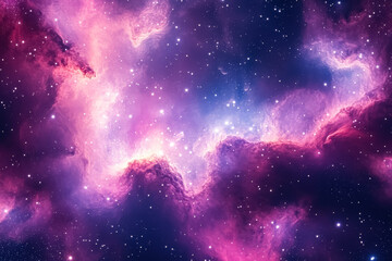 Wall Mural - purple and blue sky with many stars. the sky is filled with stars and the colors are very bright and