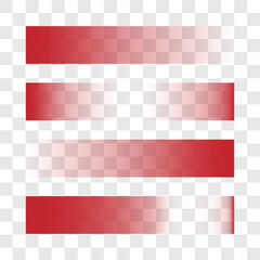 Poster - Red gradients element collection for graphic design