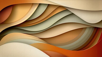 Leinwandbilder - A deep orange gradient background with a sleek finish, perfect for advertising or adding text overlays.
