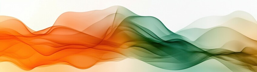 Poster - abstract background with flowing wavy lines and dynamic curves creating smooth artwork for modern vi