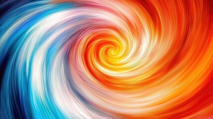 Poster - colorful swirl vortex, abstract background with vibrant hues, dynamic motion, and mesmerizing effect