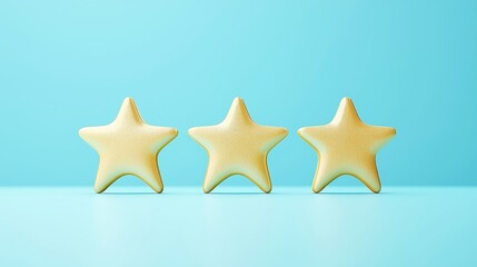 Poster - 3D Motion Graphic of Raving 5-Star Review, Celebrating Exceptional Service with Dynamic Visuals, Engaging Design, and Vibrant Color Palette