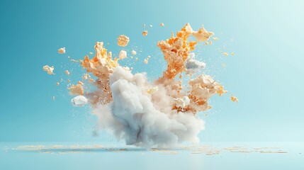 Poster - Vibrant 3D Vector Animation Celebrating Exceptional Service, Engaging Motion Graphics, Evoking Emotion, Capturing the Essence of a Memorable Experience