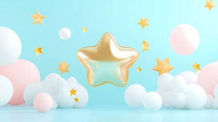 Poster - Three-Dimensional Motion Graphics Showcase, Highlighting Top-Rated Service with Outstanding Feedback, Emphasizing Clarity and Innovation in Design and Presentation