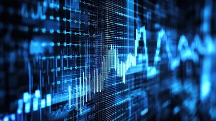 Poster - financial data, stock market trends, investment opportunities, analysis, growth prospects.