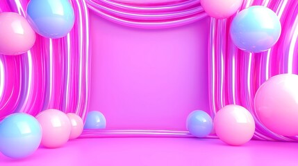 Poster - 3D Vector Animation of Maximum Satisfaction, Celebrating 5-Star Excellence with Dynamic Motion Graphics, Inviting Open Space and Engaging Visual Elements
