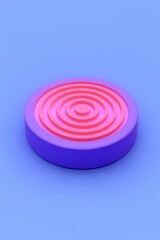 Poster - growth business concept with expanding spiral pattern, vibrant layers symbolize success and innovation.