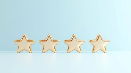 Poster - Premium Motion Graphic Design, Stunning 3D Vector Art, Exceptional Five-Star Experience, Emphasizing Quality and Innovation, Vibrant and Engaging Visuals