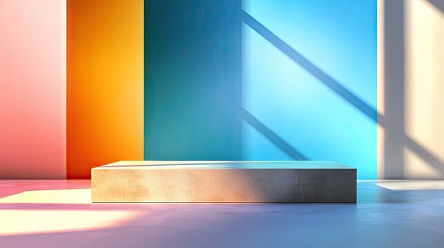A vibrant monochrome background with a gradient effect, offering a clean space for text, logos, or promotional elements.