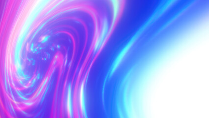 Fototapete - Vibrant abstract neon light streaks in shades of pink, blue, and purple, creating a futuristic motion blur effect background