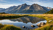 © SolarisKG - Le reflet d'une montagne dans un lac tranquille