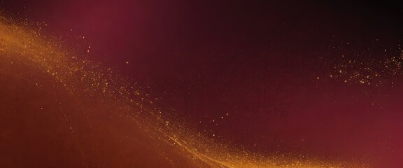 Wall Mural - abstract magic maroon and gold dust beautiful background