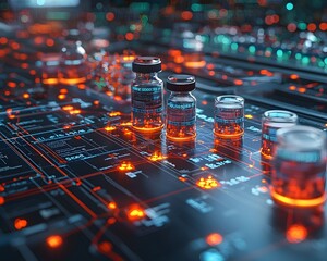 Poster - Secured Healthcare Data Powered by Glowing Blockchain Connections Linking Hospitals Patients and Research Labs