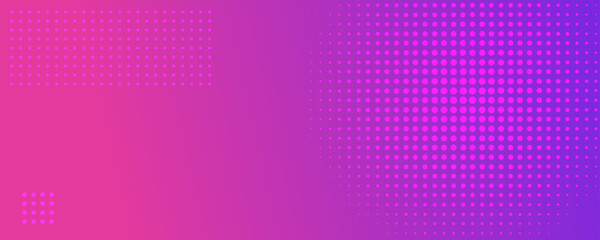 Poster - Abstract gradient geometric background with dots