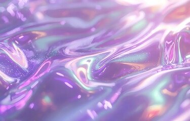 Poster - Fluid abstract art creation digital environment 3d render colorful textures vivid lights