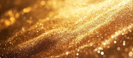 Golden glitter texture, bokeh background, luxury design