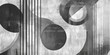 © YauheniB - Arte abstracto en blanco y negro con formas geométricas
