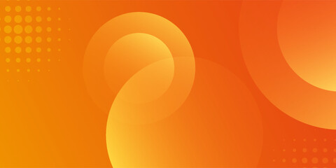 Wall Mural - abstract orange geometric background. creative illustration for poster, web, landing, page, cover, a