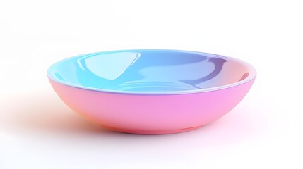 Aufkleber - Multicolored Ceramic Bowl in Minimalist Setting