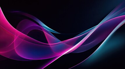 Fototapete - Abstract background with smoke in pink and blue colors, dark-colored backgrounds, beautiful, and good vibes.