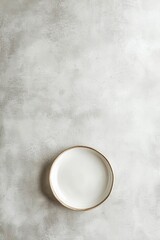 Poster - Vertical Minimalist gray surface with elegant empty area for overlay text.