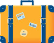 © sowa_illustrator - Flat vector illustration of a travel suitcase