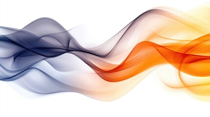Aufkleber - Dynamic abstract fluid motion background with bright colors and organic waves