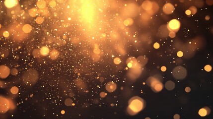 Poster - Elegant abstract gold gradient background with a luxury feel, perfect for branding