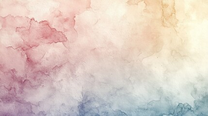 Poster - Delicate swirls of pink, blue, and soft yellow dance across the canvas, creating an ethereal atmosphere that invites reflection and calmness during twilight