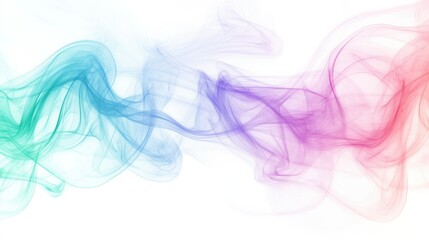 Poster - Smooth gradient abstract background with a soft blend of pastel colors and artistic curves.