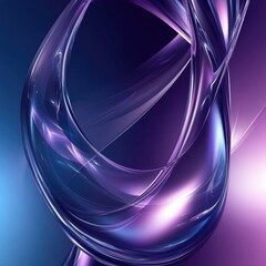 Aufkleber - abstract backgrounds liquid, lines, purple, blue, metallic, 3d, liquid